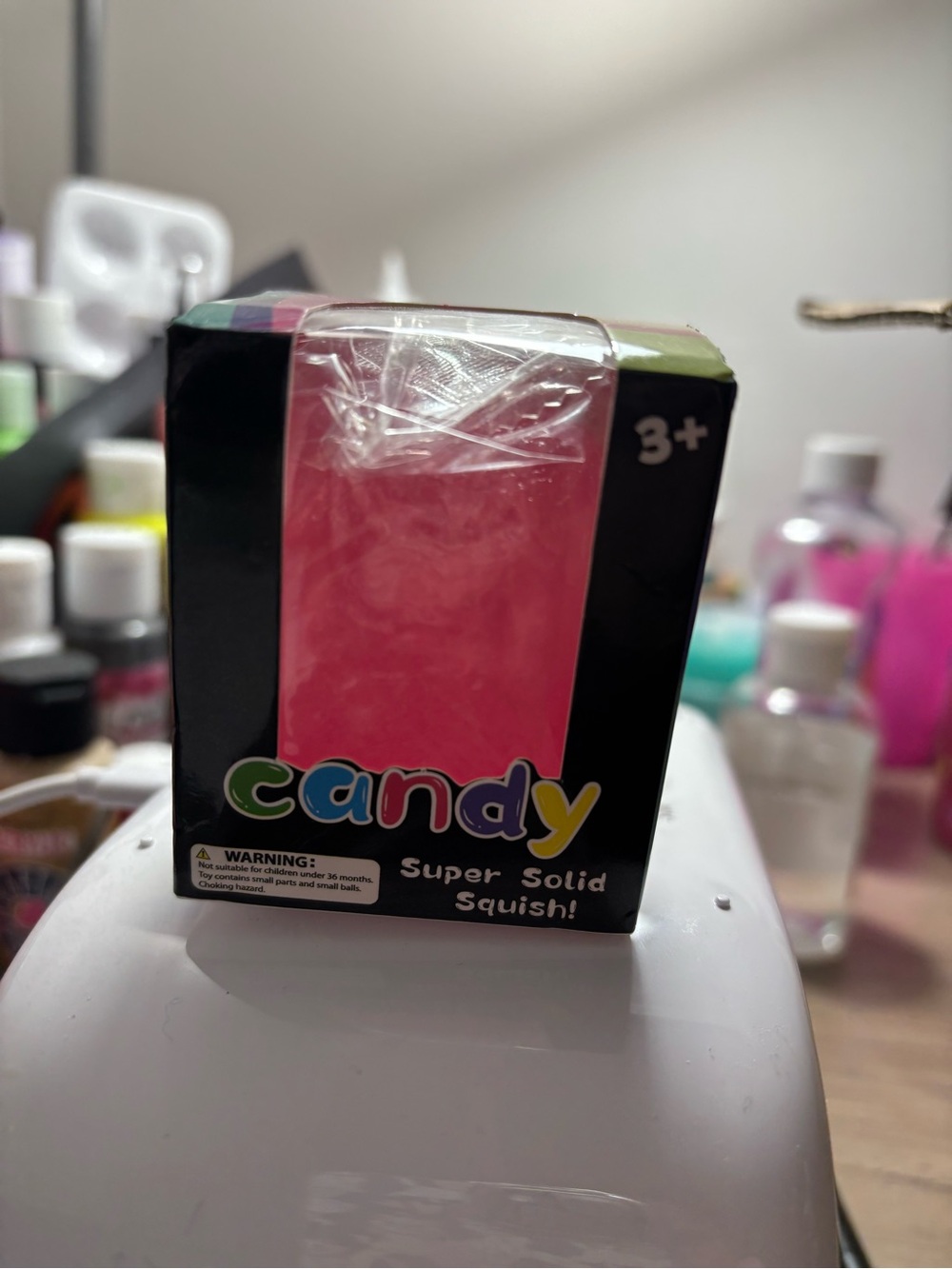 Squish gum drop pink